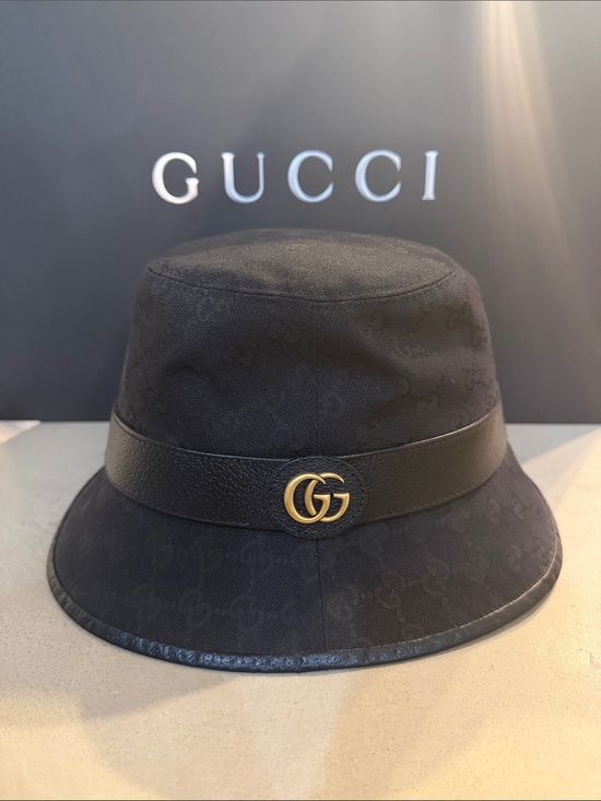 GUCCI | ✨NEW✨ GG Canvas Bucket Hat in Black GG Canvas main image 9